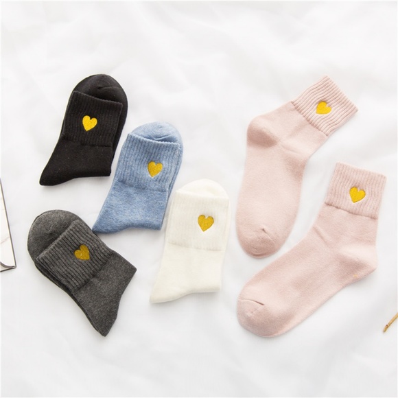 5 Pairs Women Socks Cotton Breathy - Picture 8 of 8